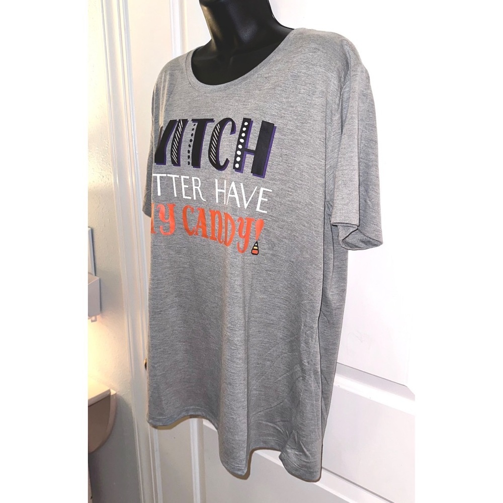 Daisy Rae Halloween grey tee - Picture 3 of 5